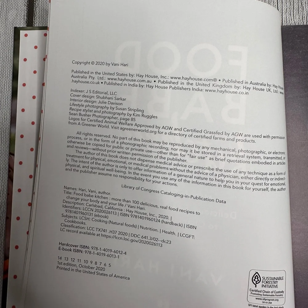 Food Babe Kitchen Cookbook By Vani Hari